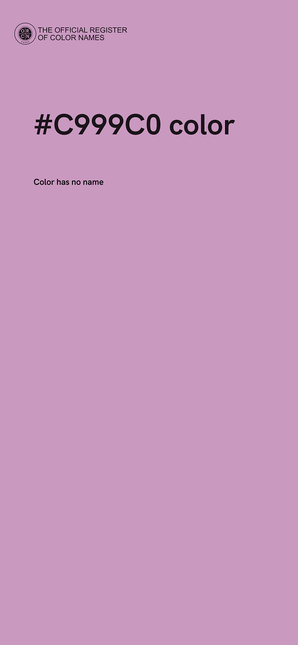 #C999C0 color image