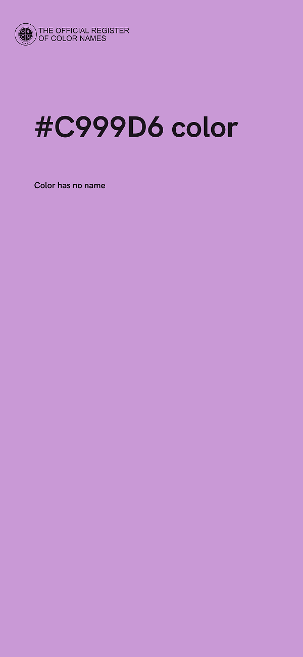 #C999D6 color image