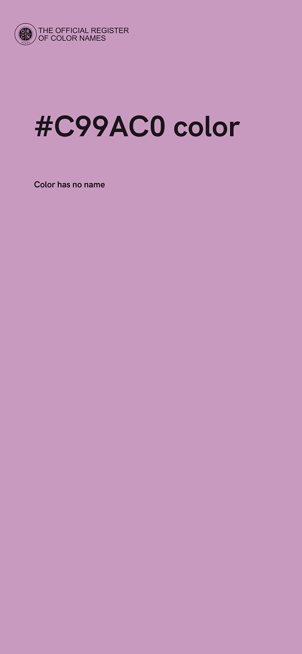 #C99AC0 color image