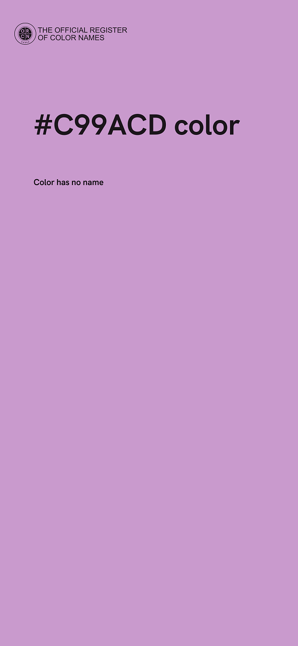 #C99ACD color image