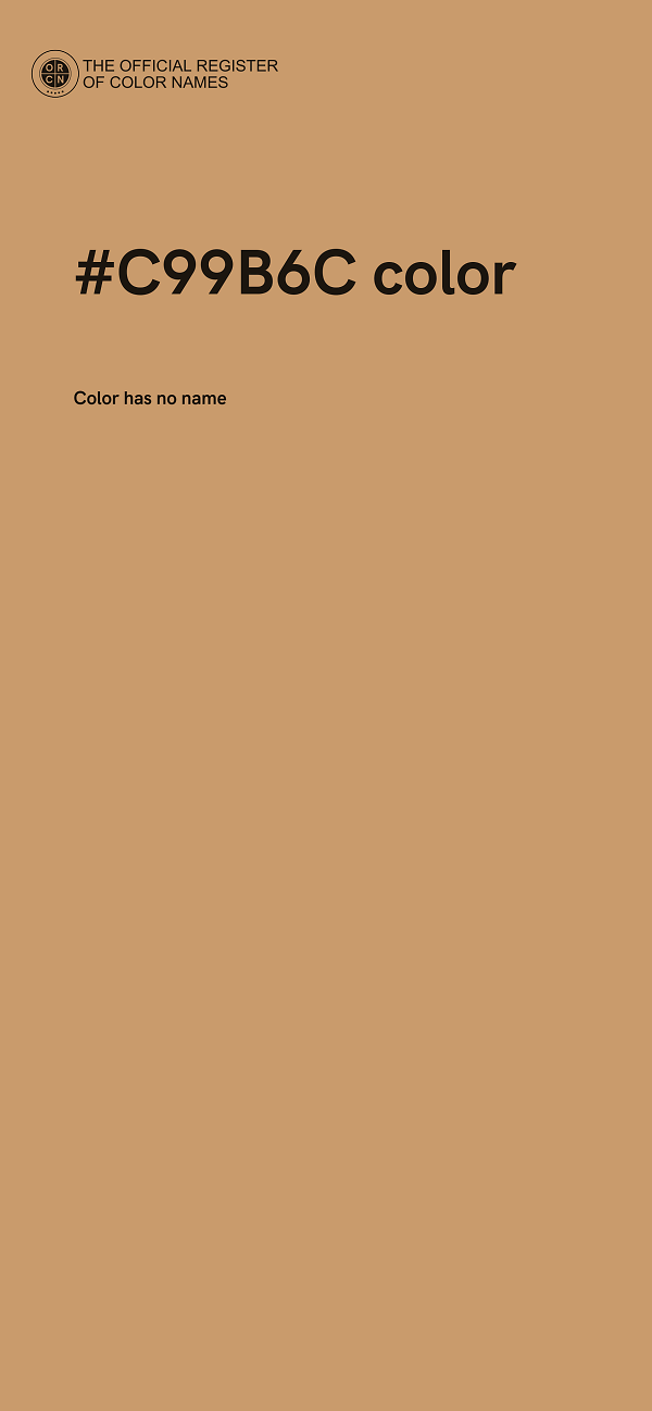 #C99B6C color image