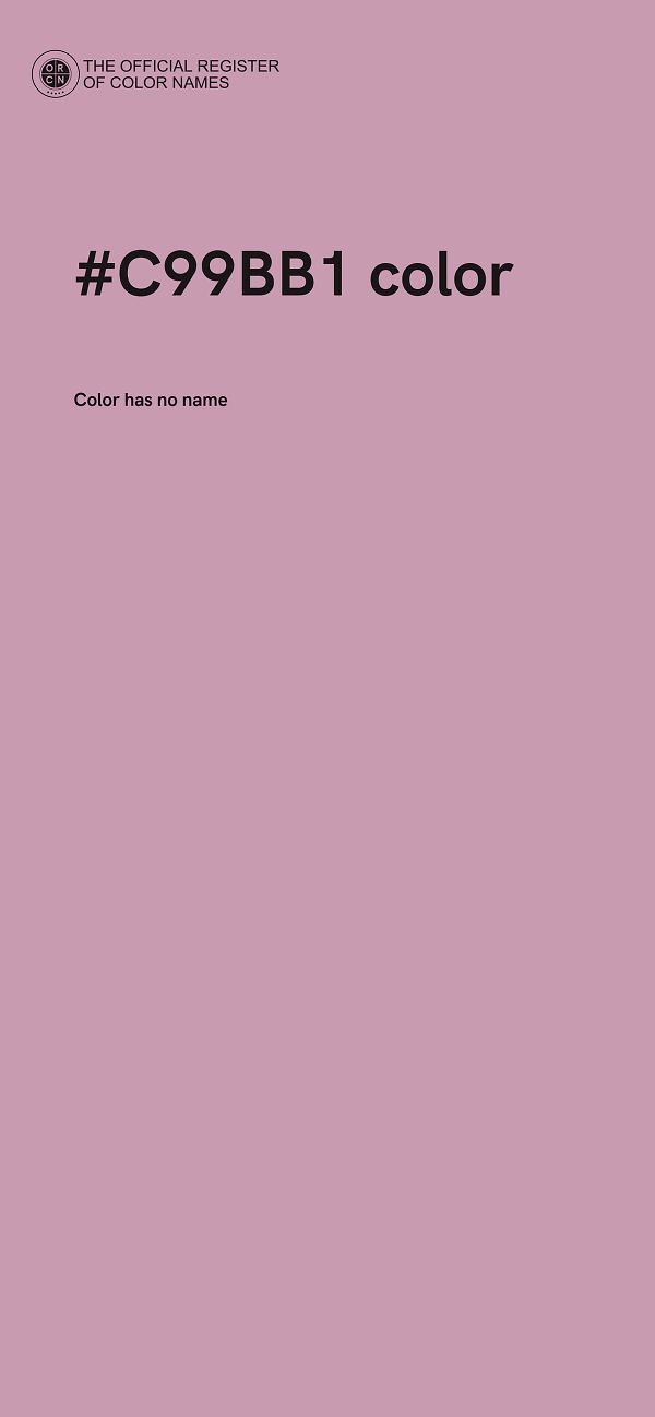 #C99BB1 color image