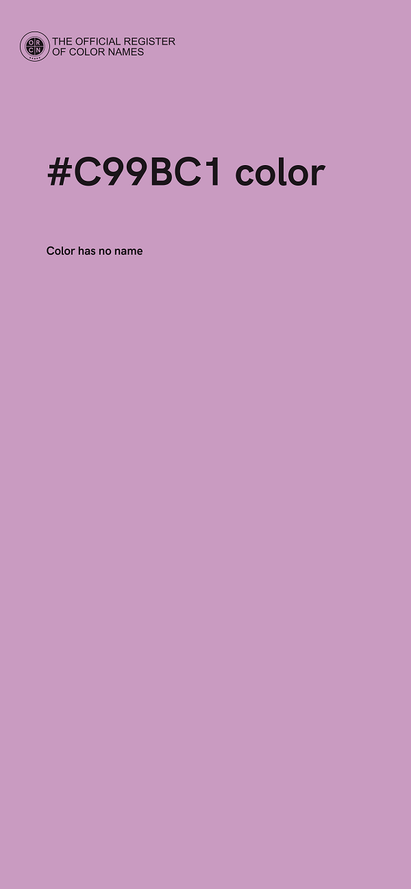 #C99BC1 color image