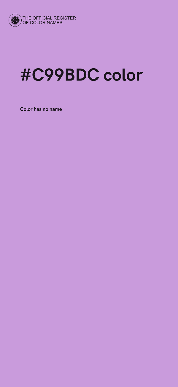 #C99BDC color image