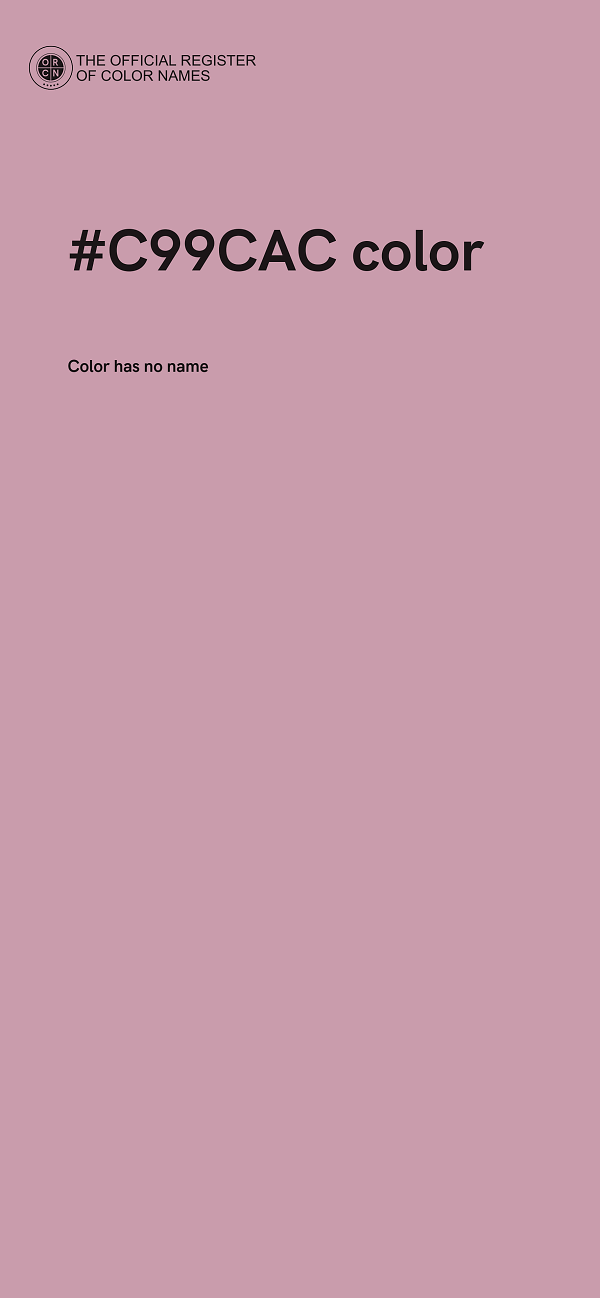 #C99CAC color image