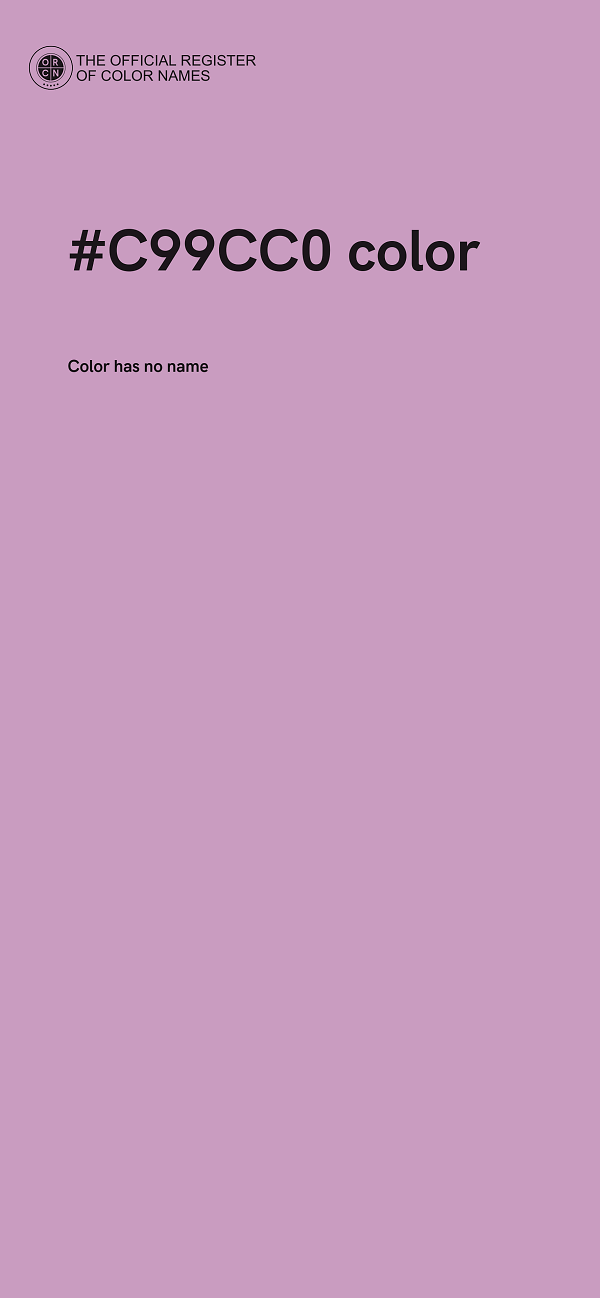 #C99CC0 color image