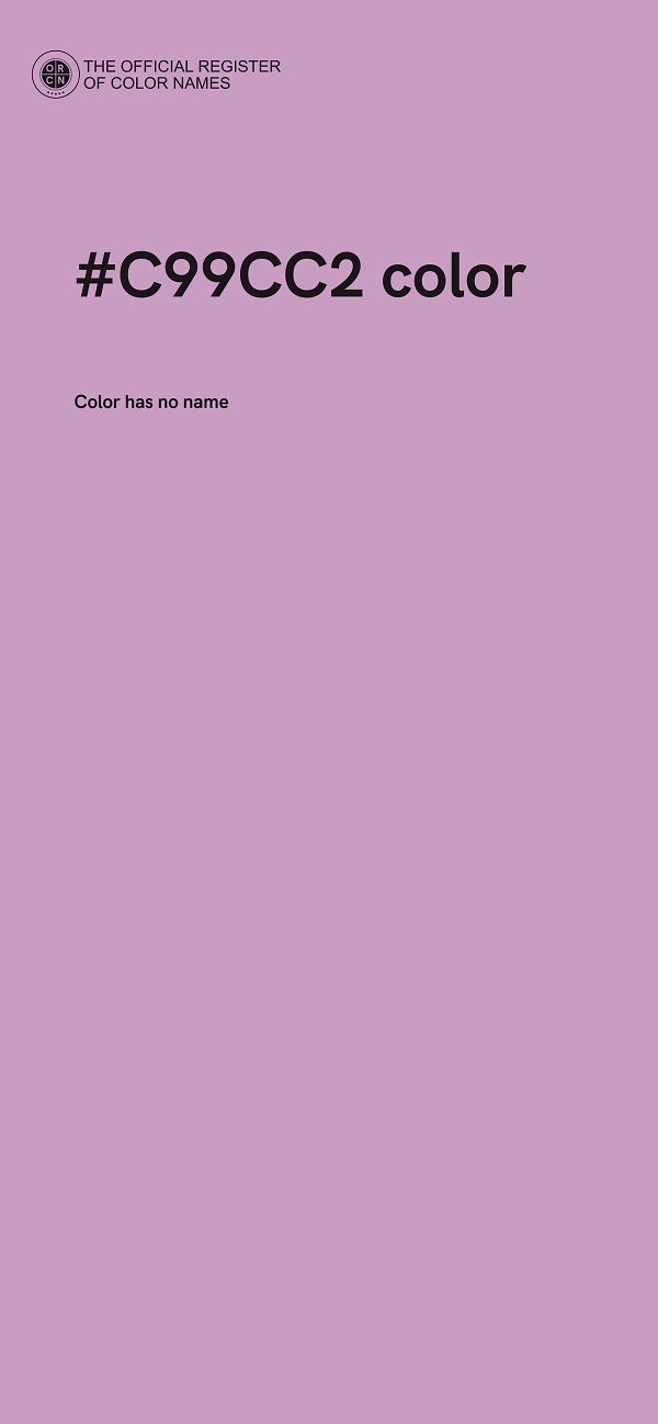 #C99CC2 color image