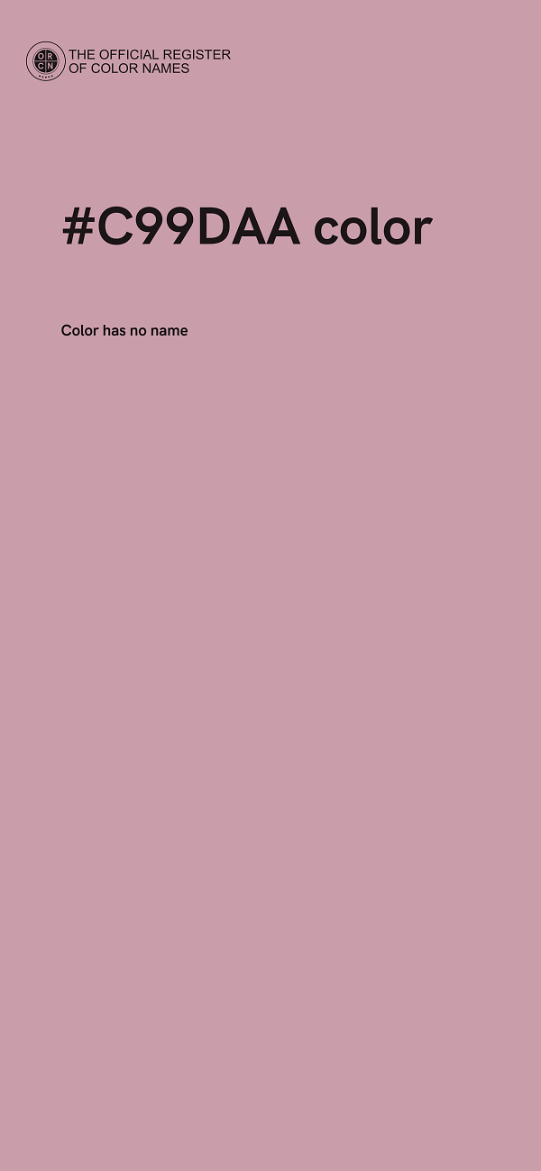 #C99DAA color image