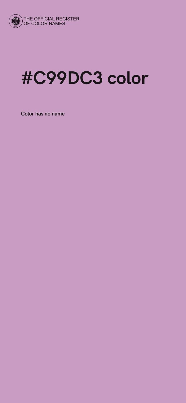 #C99DC3 color image