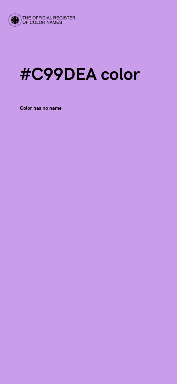#C99DEA color image