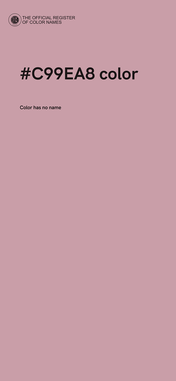 #C99EA8 color image