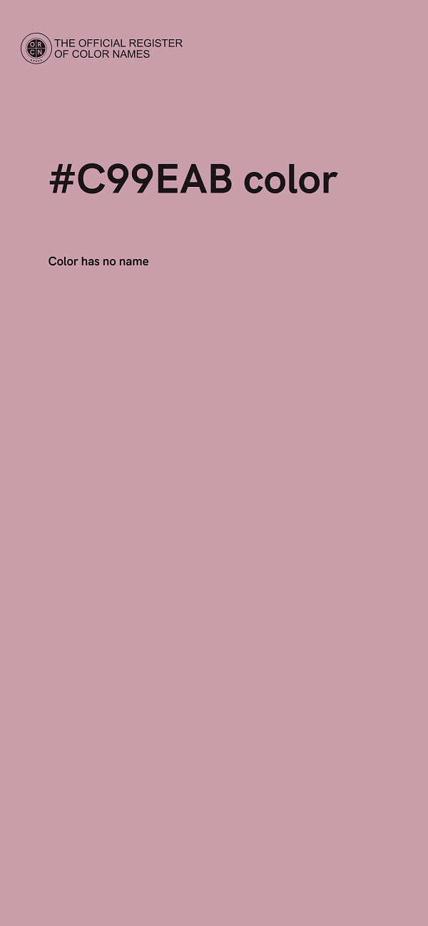 #C99EAB color image