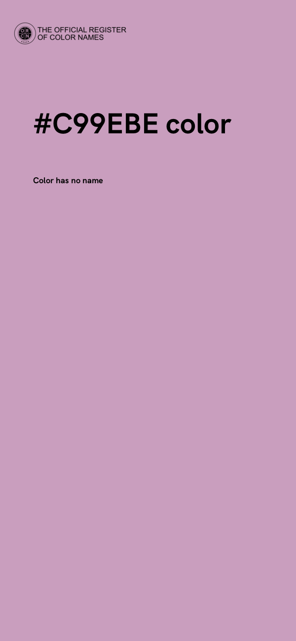 #C99EBE color image