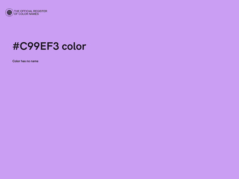 #C99EF3 color image