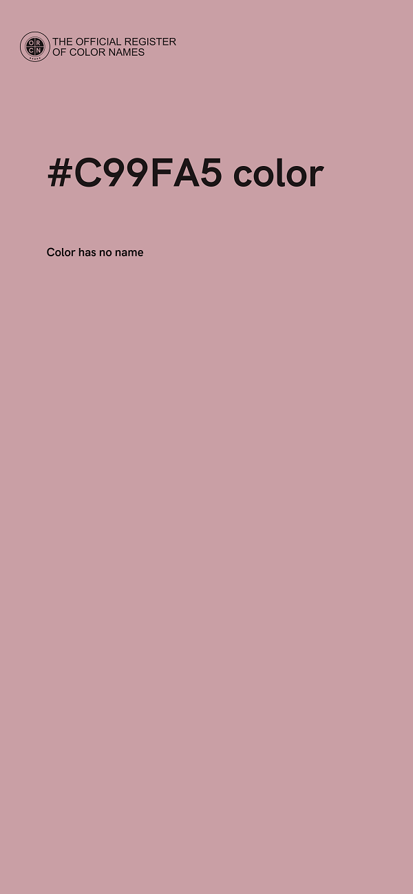 #C99FA5 color image