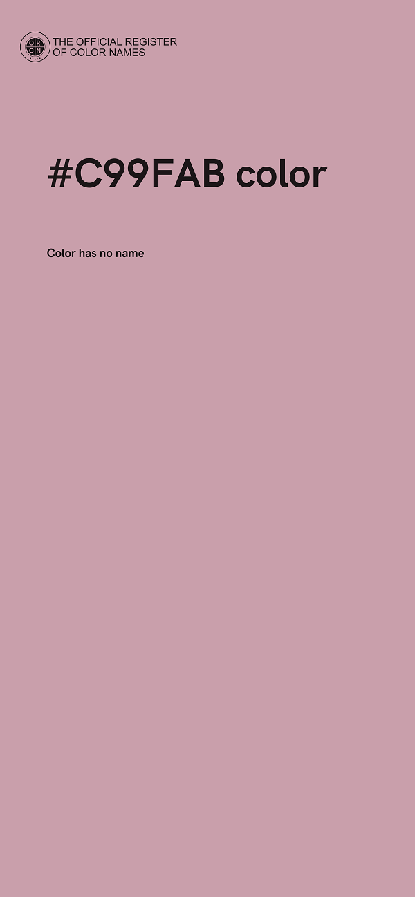 #C99FAB color image
