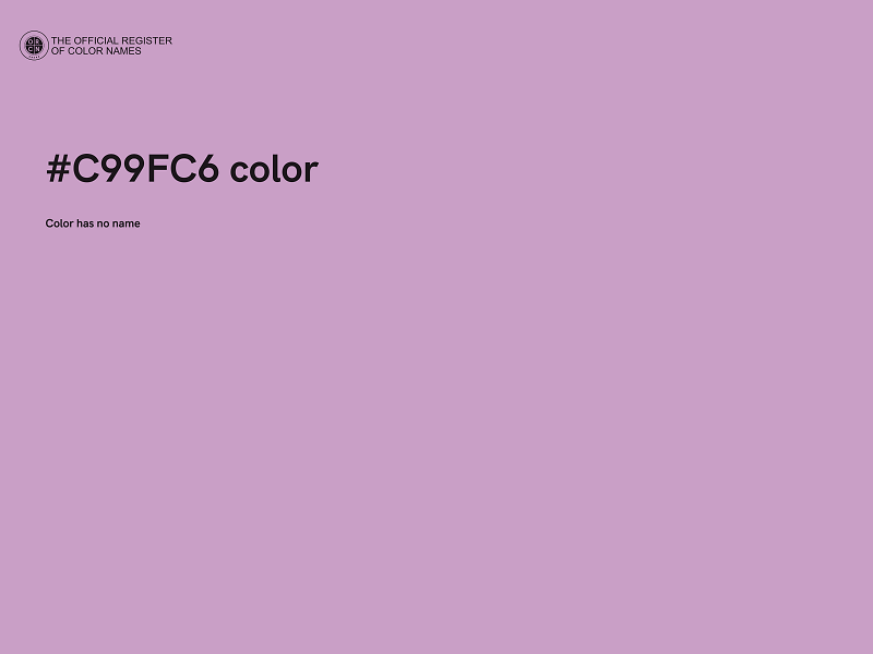 #C99FC6 color image