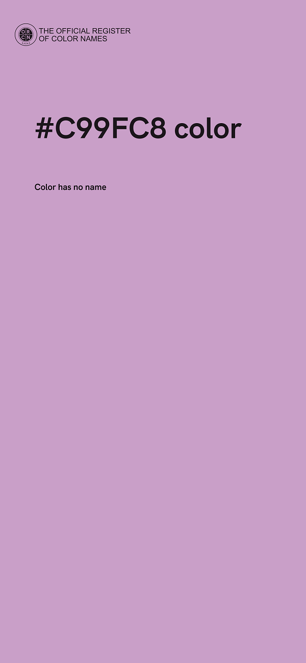 #C99FC8 color image