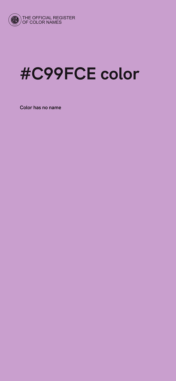 #C99FCE color image