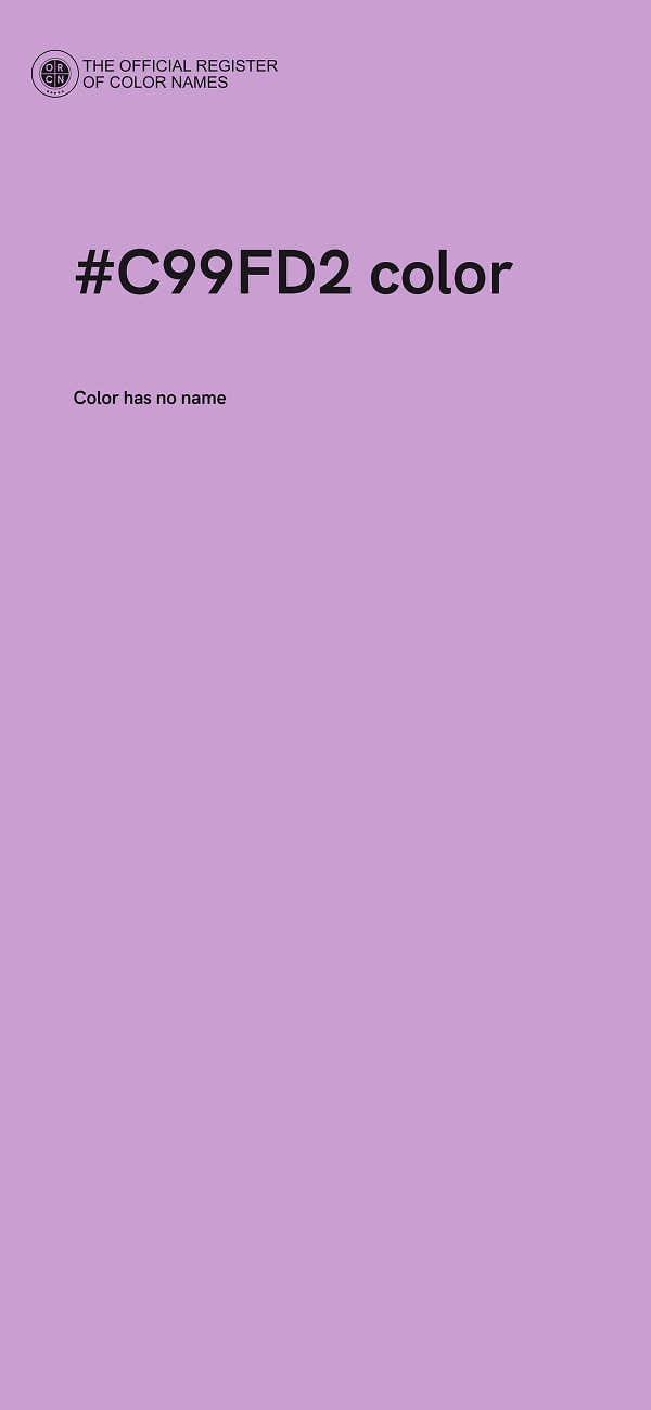 #C99FD2 color image