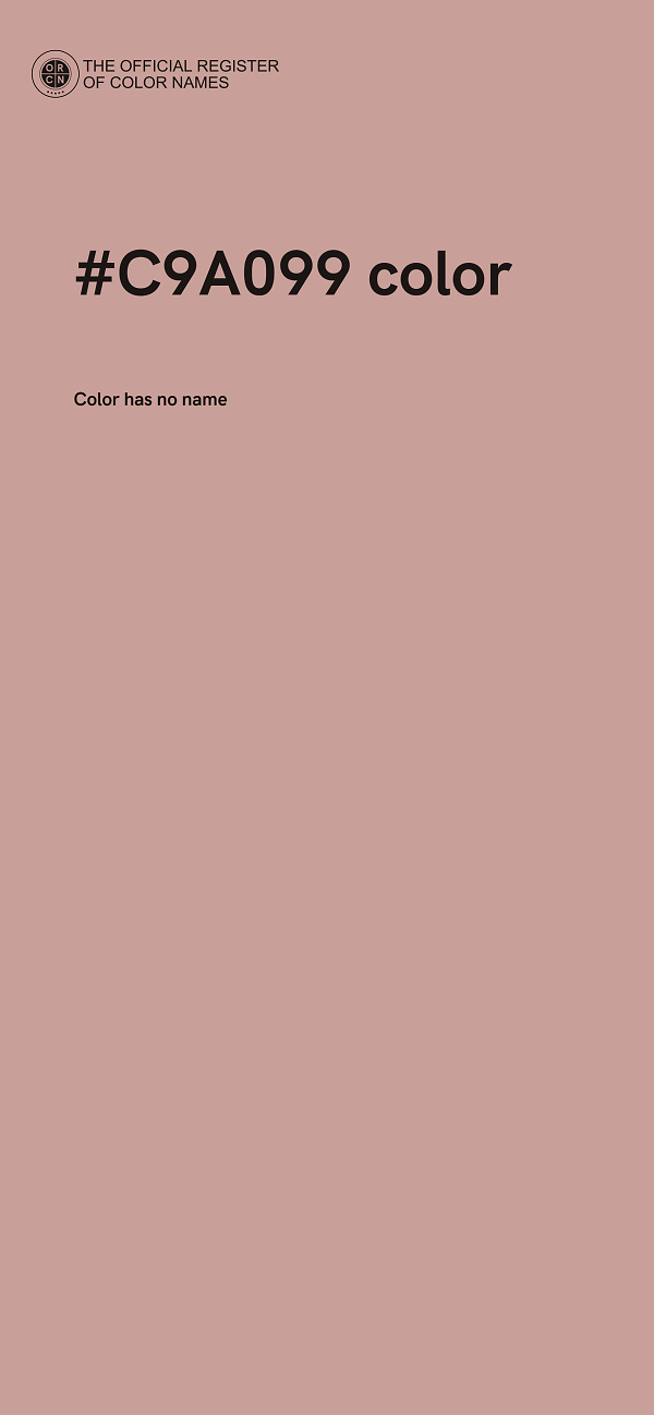 #C9A099 color image