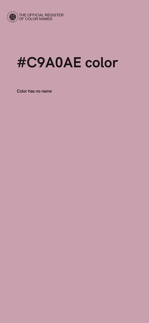 #C9A0AE color image