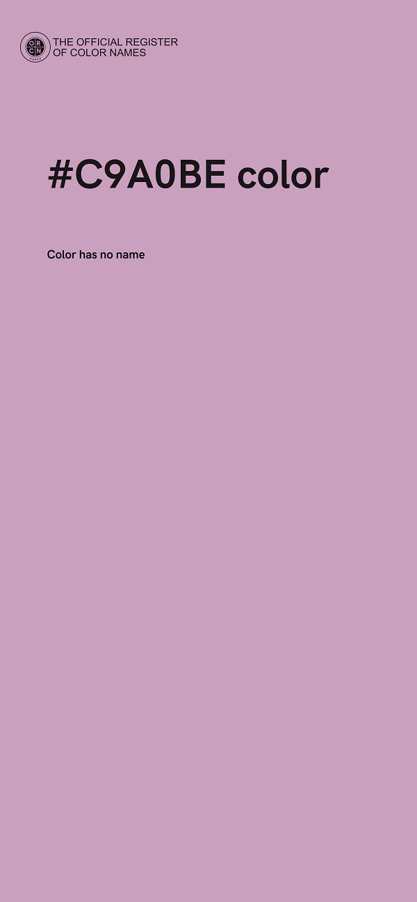 #C9A0BE color image