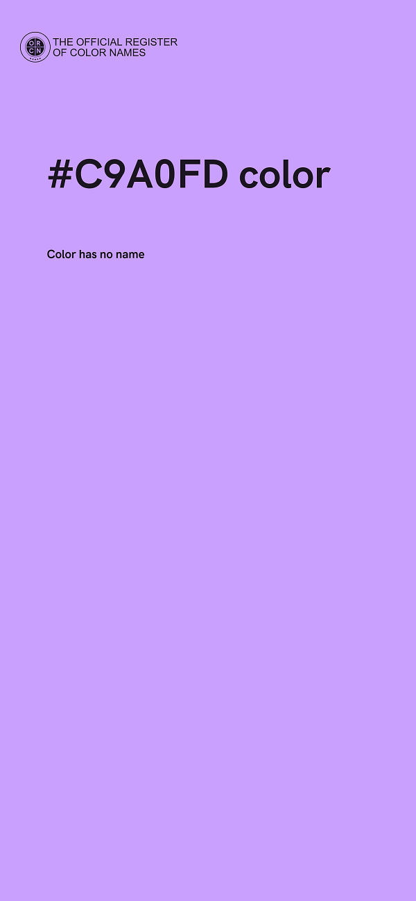 #C9A0FD color image