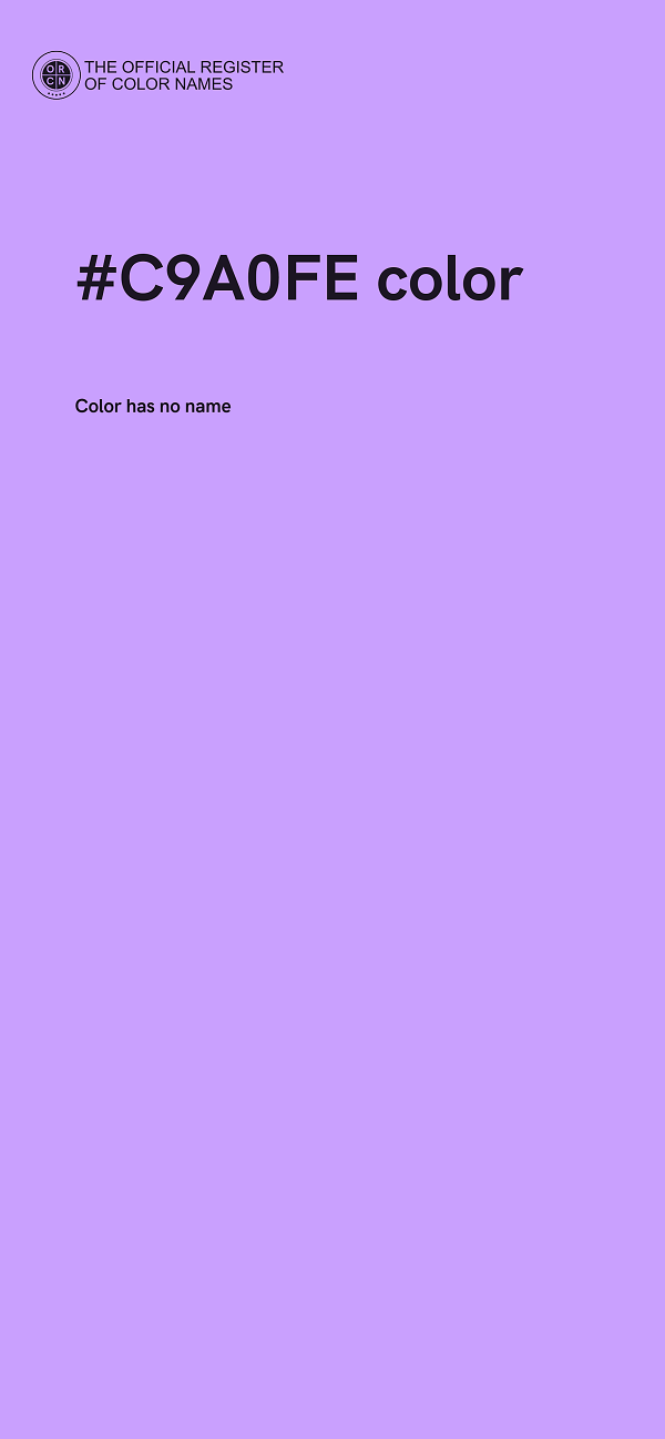 #C9A0FE color image