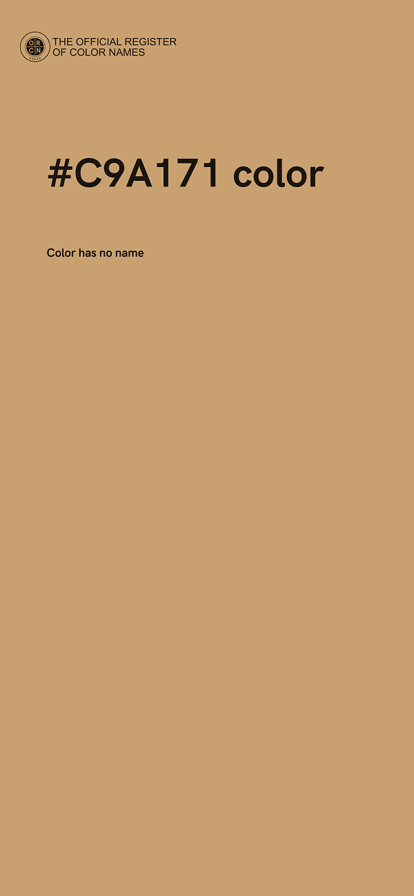 #C9A171 color image