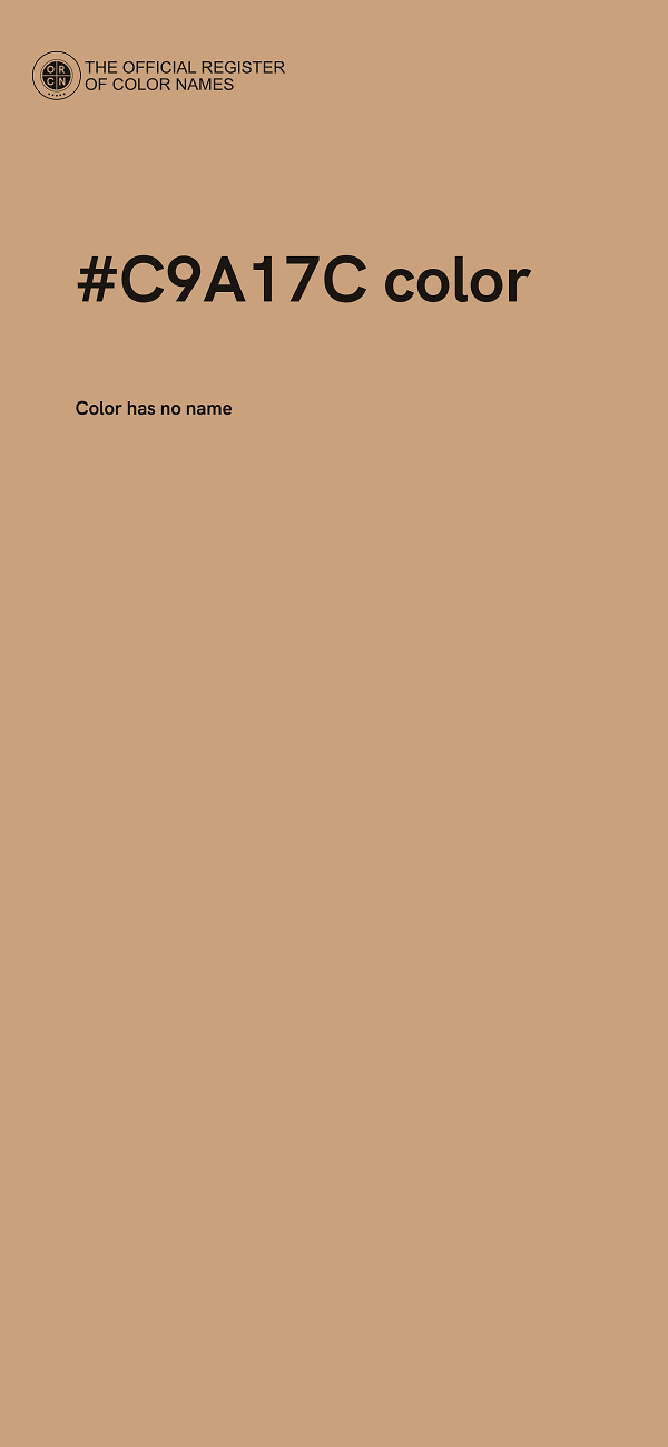 #C9A17C color image
