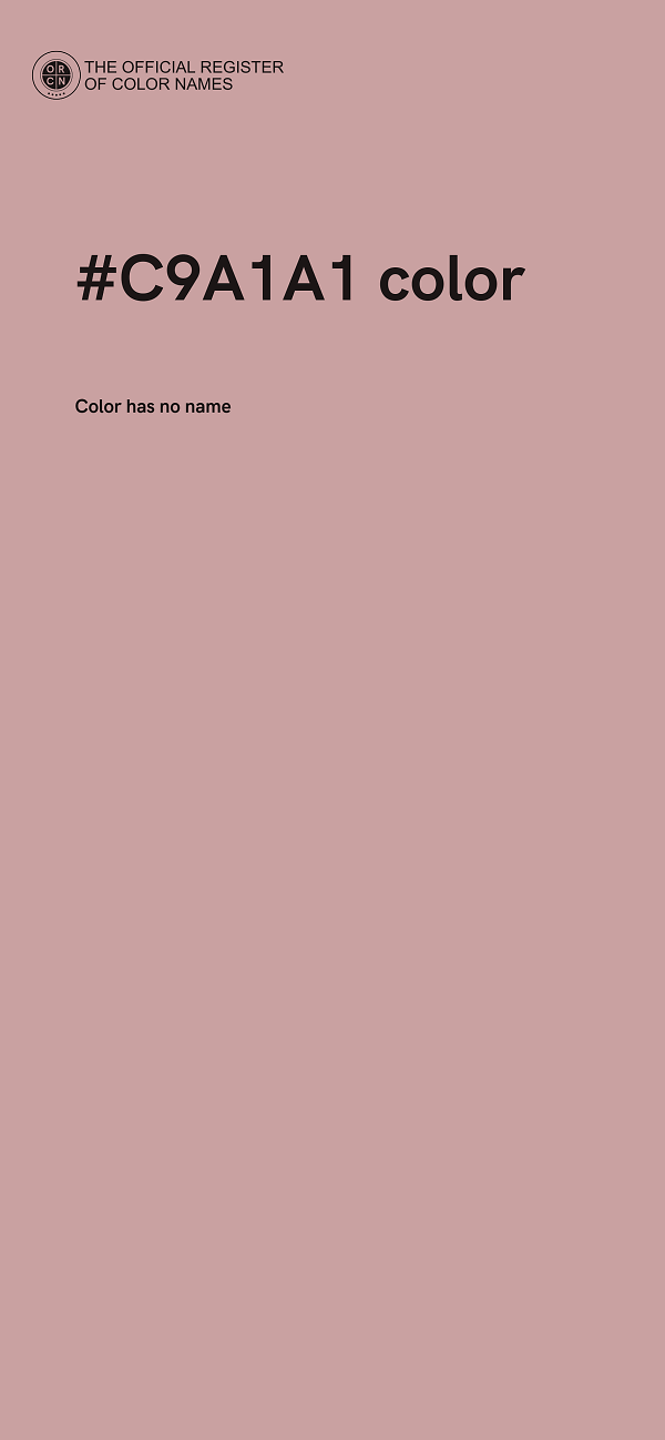 #C9A1A1 color image