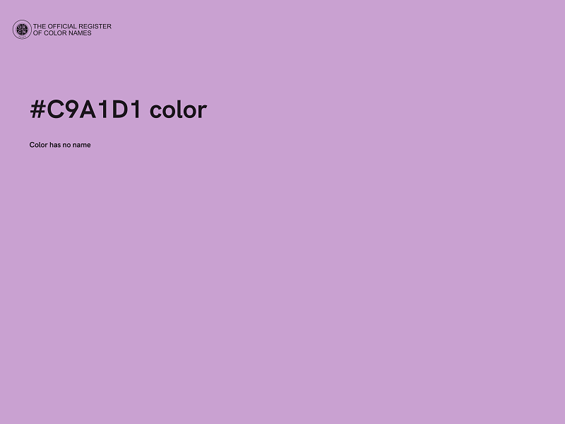 #C9A1D1 color image