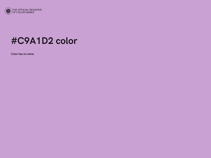 #C9A1D2 color image