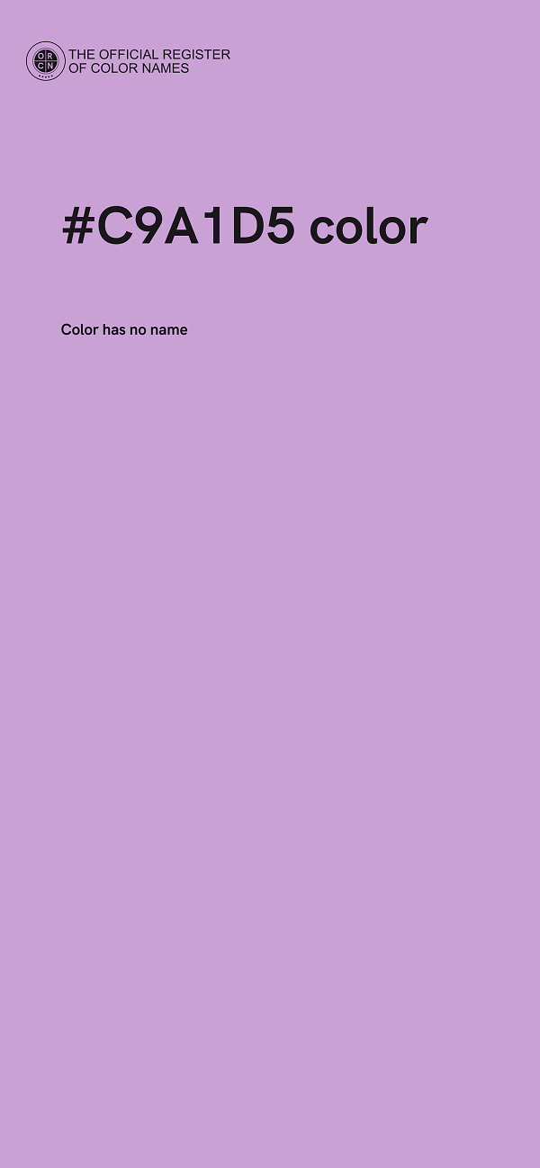 #C9A1D5 color image
