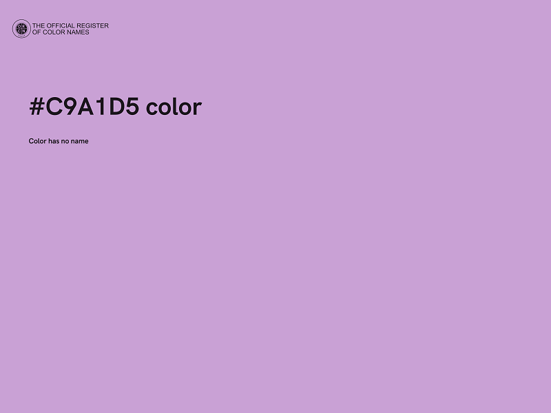#C9A1D5 color image