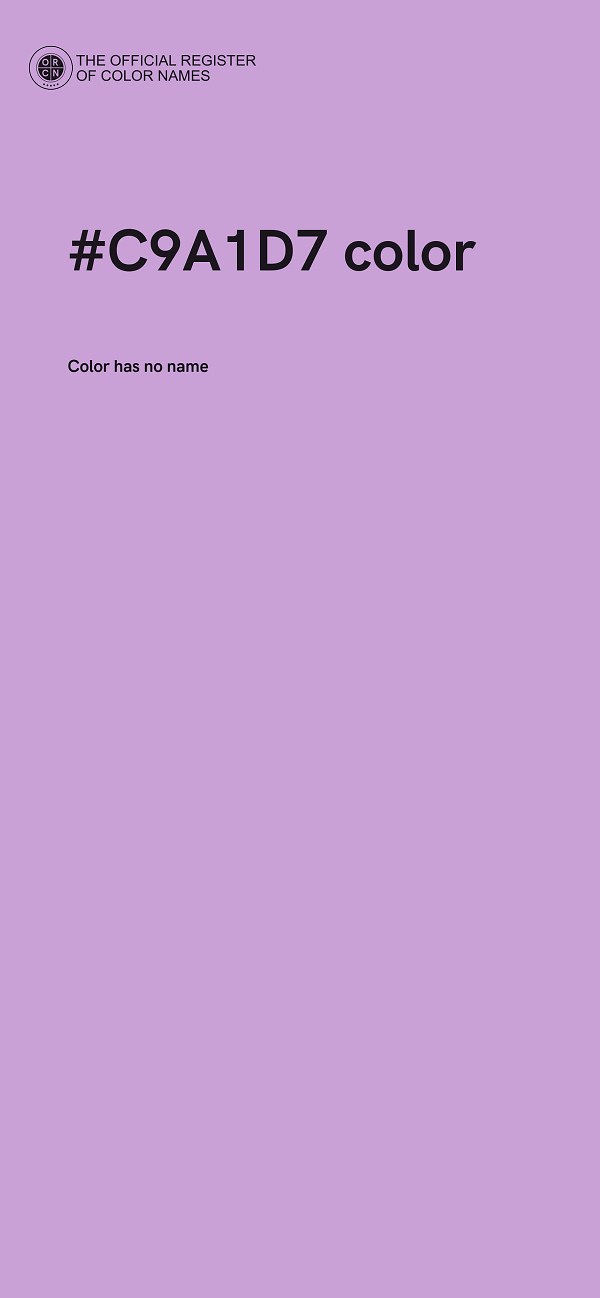 #C9A1D7 color image