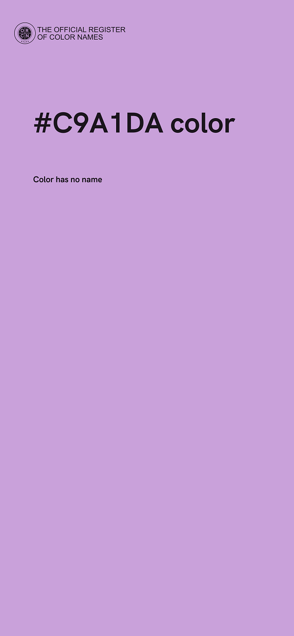 #C9A1DA color image