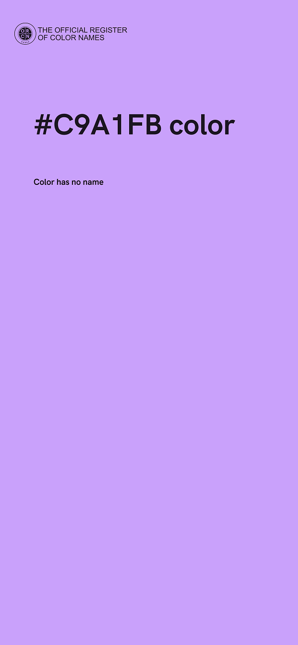#C9A1FB color image