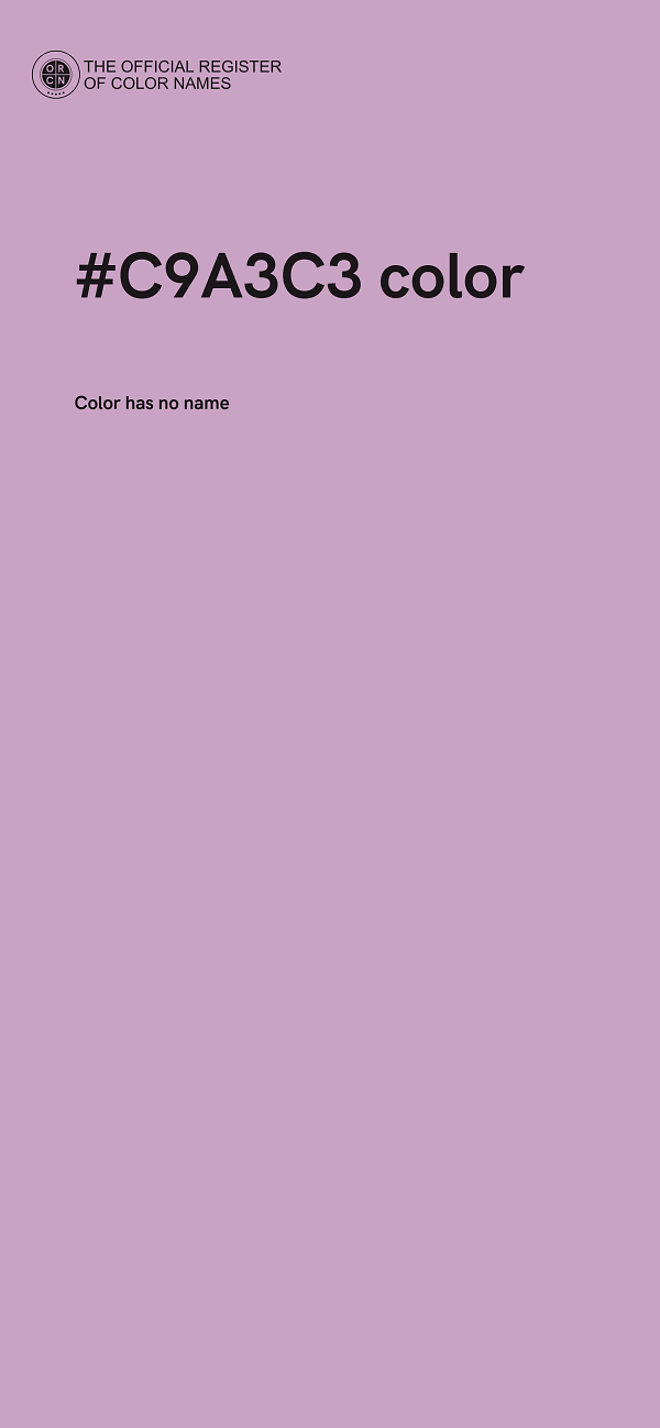 #C9A3C3 color image