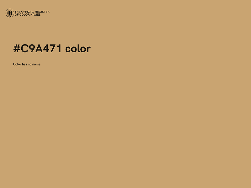 #C9A471 color image