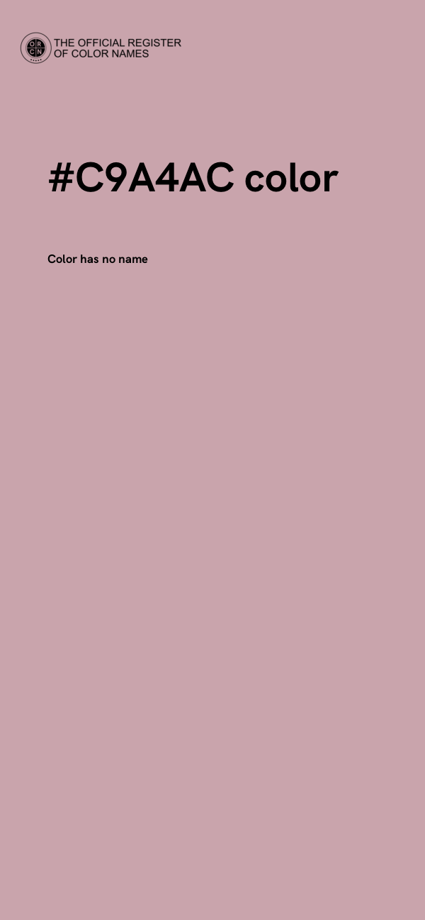 #C9A4AC color image