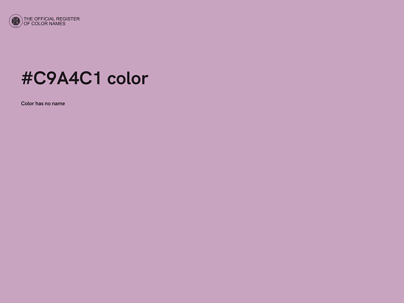 #C9A4C1 color image