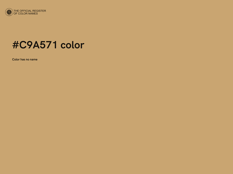 #C9A571 color image