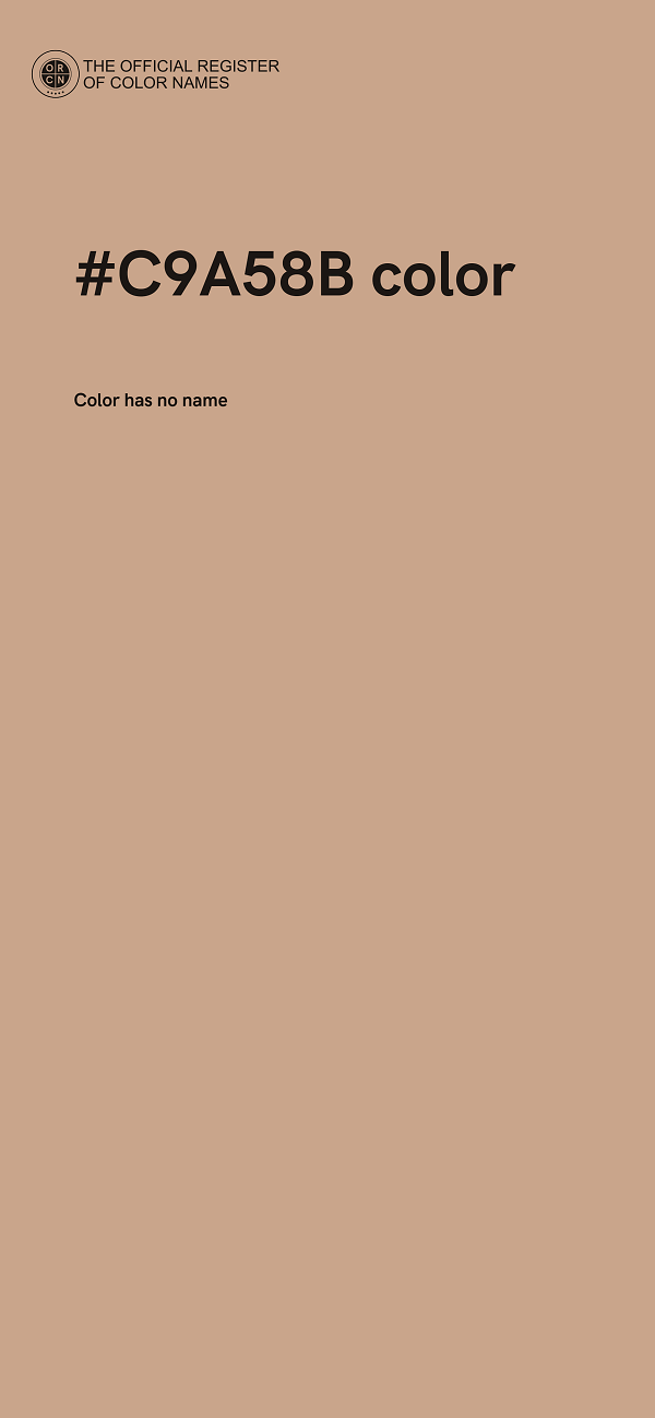 #C9A58B color image