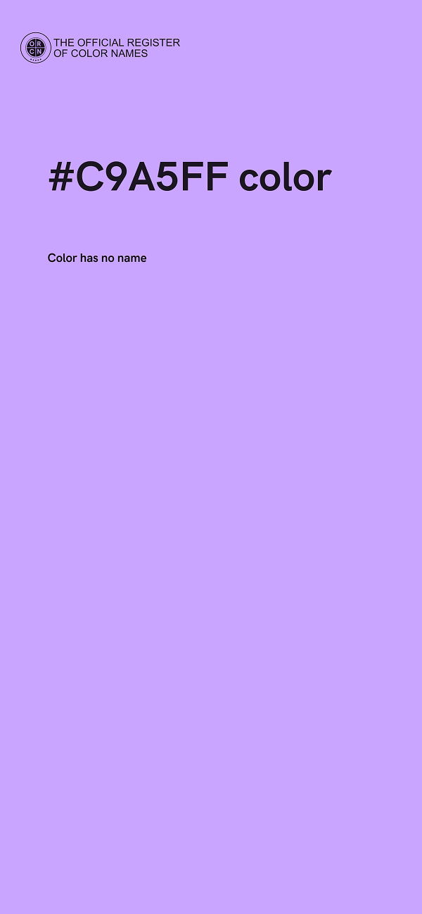 #C9A5FF color image
