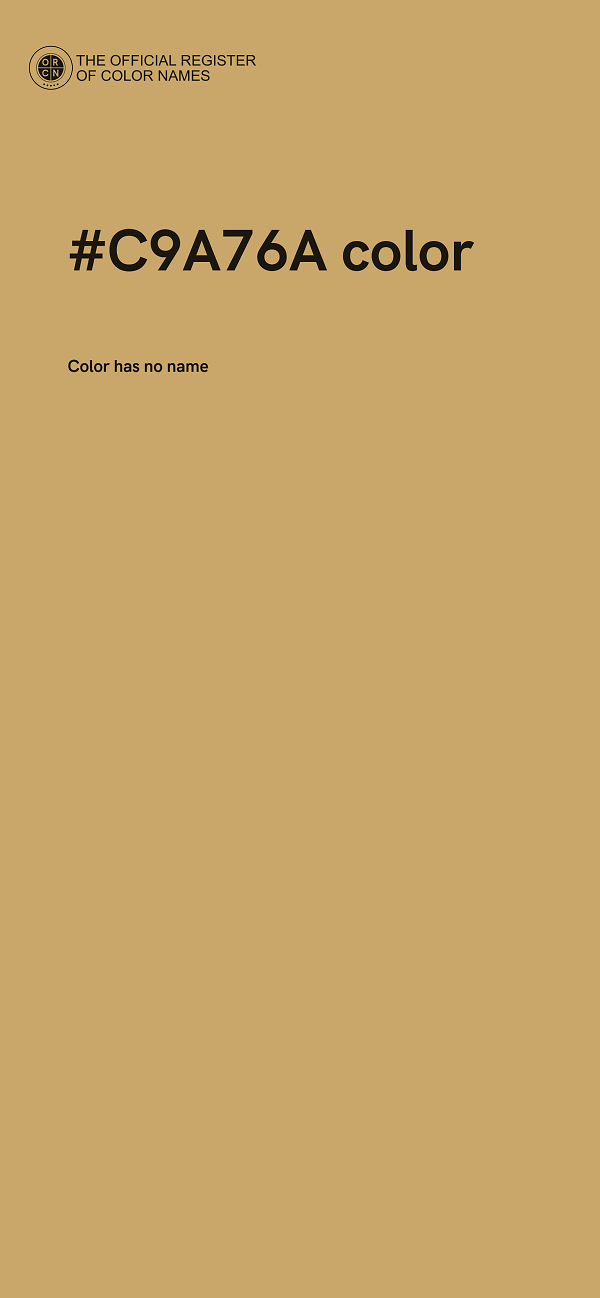 #C9A76A color image