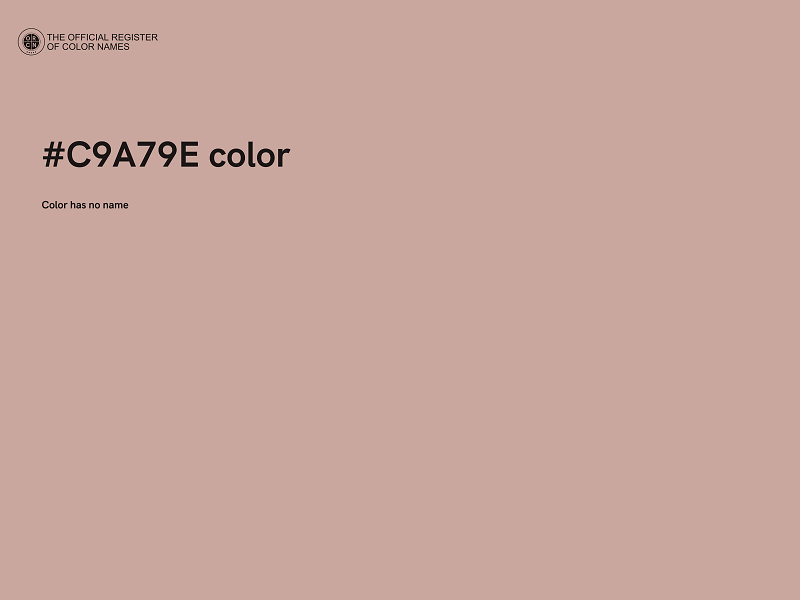 #C9A79E color image