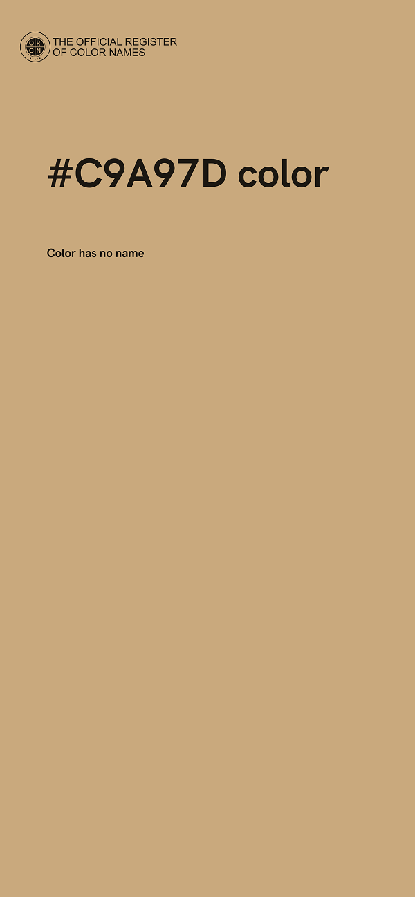 #C9A97D color image