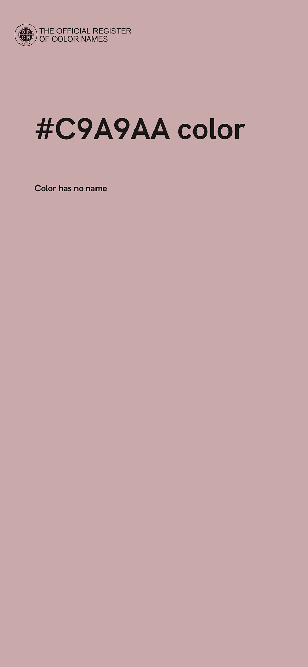 #C9A9AA color image